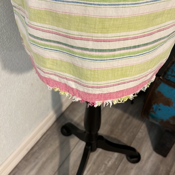Tommy Bahama, Tulane Linen Striped Shift Dress,Oozes Class & Style, Size Small - Picture 9 of 10